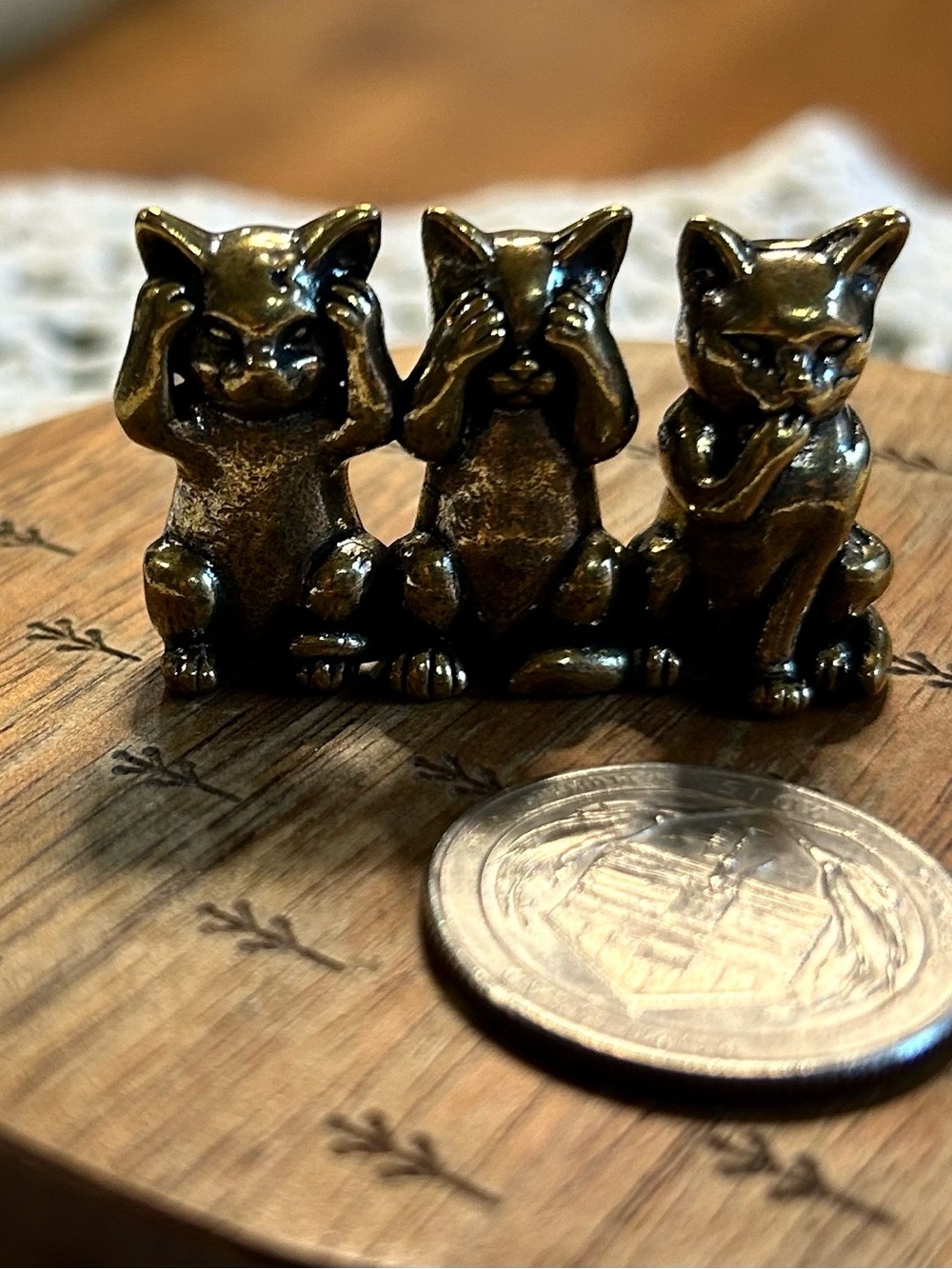 Brass Cats Trinket
